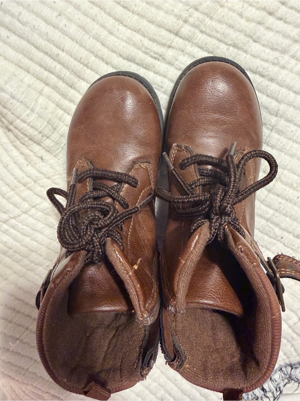 Carter's Brown Toddler Lace-Up Boots